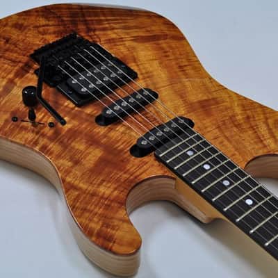 Schecter CET Koa Natural Gloss USA Custom Shop Electric Guitar image 8
