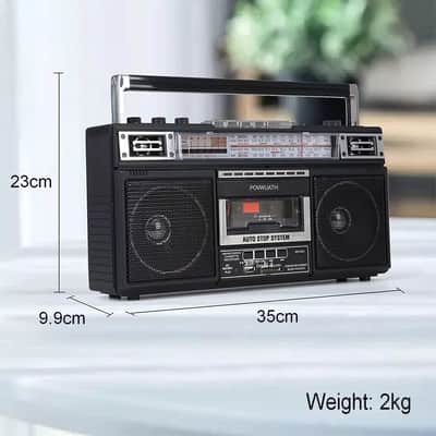 Retro Meets Modern – Stereo Portable Boombox for Musicians & Collectors image 4