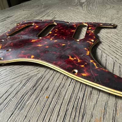 Spitfire Tortoiseshell Strat Pickguard - Relic Tortoise Stratocaster image 5
