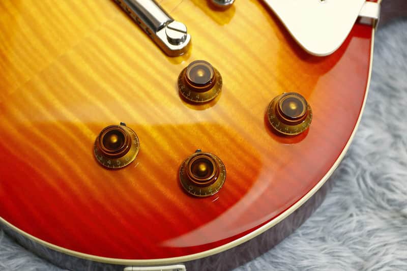 2012 made TOKAI LS-100F Love Rock LP Standard Flame top Cherry SB