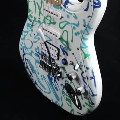 Custom Painted and Upgraded Kramer Focus VT-211S  With Matching Headstock image 3