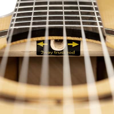 Ortega RCE138-T4-L Performer Series Solid Spruce Top Mahogany Neck Cutaway Nylon 6-String Classical Acoustic-Electric Guitar w/Gig Bag For Left Hand Player image 12