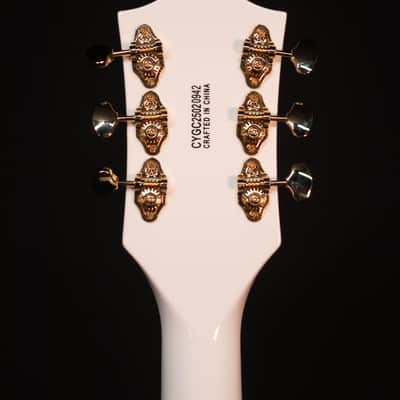 Gretsch G5422GLH Electromatic Hollow Body, Left-Handed, Laurel FB, Snowcrest White image 10