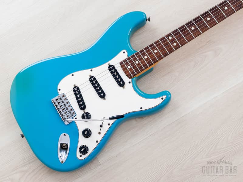 1981 Fender International Color Series Stratocaster Maui Blue, 100% Original w/ Case, Hangtag image 1