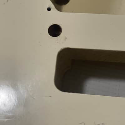 1980's Matsumoku Era Made in Japan Kramer Focus 2000 Aged White Guitar Body Floyd Ready image 6