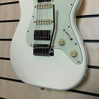 Schecter Nick Johnston Traditional HSS AS Atomic Snow Electric Guitar Made in Indonesia B-Stock image 3