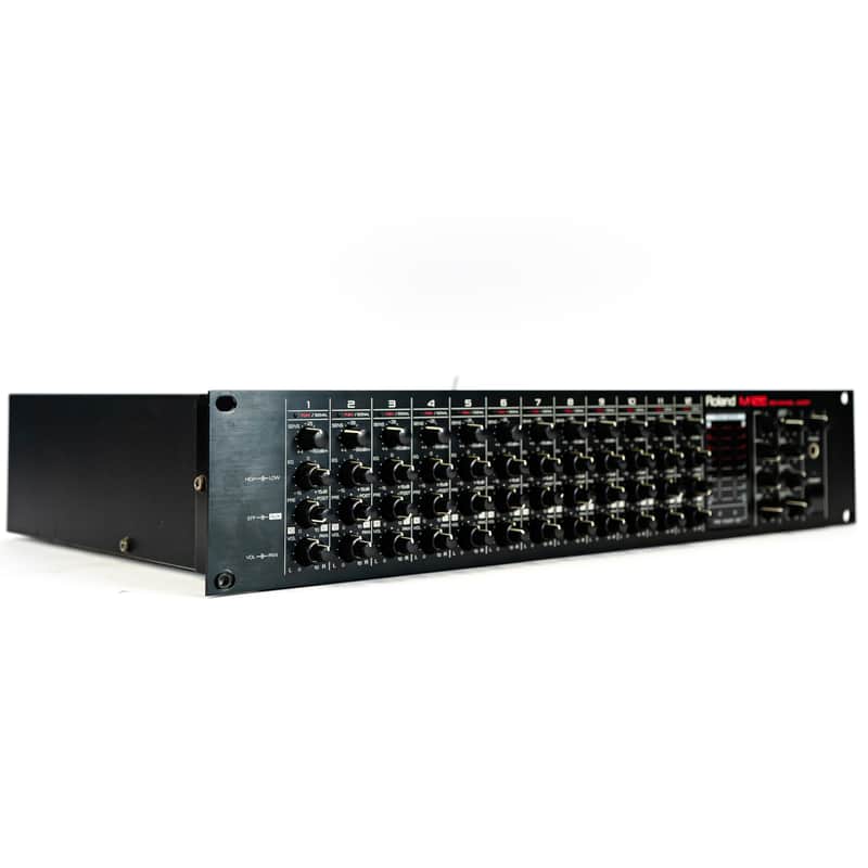 Roland M-12E M12E M 12 E - 12-Channel Line Mixer Rackmount | Reverb