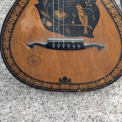 Ridi - 1900–1920s German Stauffer-Style Parlor Guitar – "Guaranteed Not to Split" image 10