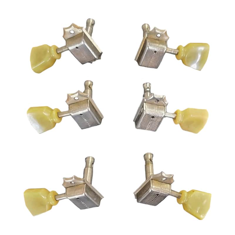 FULL SET OF 1947-52 KLUSON DELUXE "SINGLE LINE" TUNERS image 1
