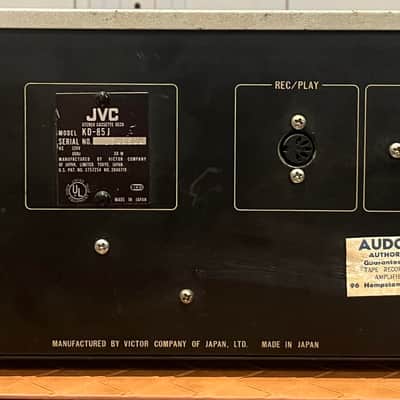 JVC KD-85 Stereo Cassette Deck Tape Player Recorder Tested image 11