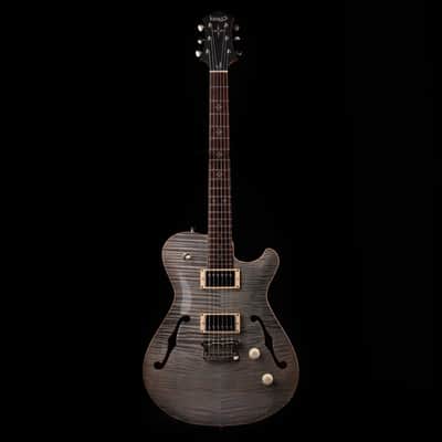 Used Knaggs Chena Trans Black Winter Solstice Finish Semi-Hollow Electric Guitar With OHSC image 2