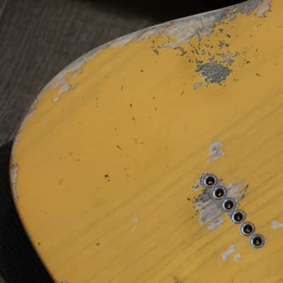 2019 Fender Custom Shop 53 Telecaster Time Machine 30th Anniversary Electric Guitar Heavy Relic Butterscotch Blonde + COA OHSC image 14