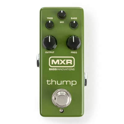 MXR M281 THUMP BASS PREAMP MINI EFFECTS PEDAL ECHOPLEX PREAMP CIRCUIT EQ TONE ( DUNLOP BASS STRINGS) image 2
