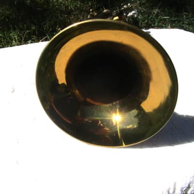 Blessing Super Artist Trumpet, 1952, Gold Lacquer, Case, Super Clean image 5