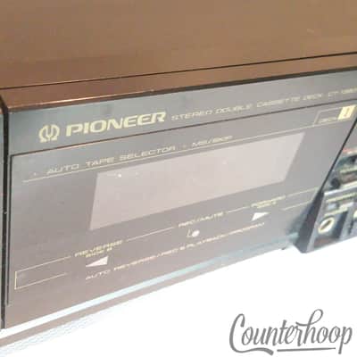 Pioneer CT-1380WR Stereo Cassette Tape Deck Double/Dual Decks Vintage 80s Japan image 2