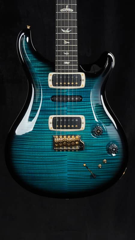PRS Modern Eagle V in Carroll Blue Wraparound Smokeburst with Ten Top image 1