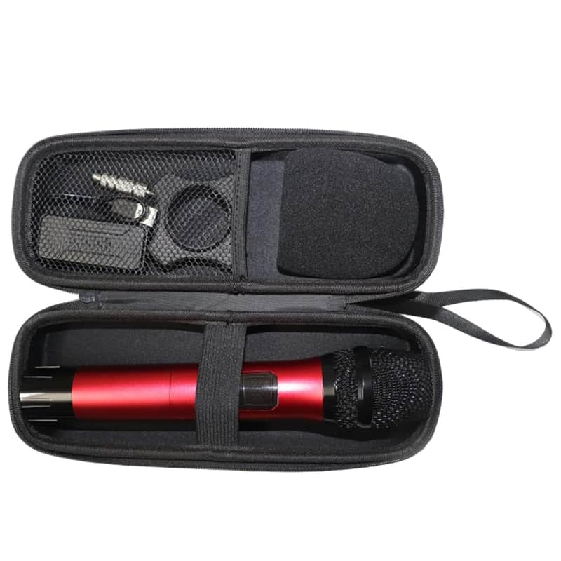 Wireless Microphone Case For 1, Hard Carrying Travel Case For Bietrun Wxm04 Handheld Dynamic Microphone Wireless Mic Case With Eva Hard Shell Exterior Compatible With 9.8" X2" Wireless Mic-Case Only image 1