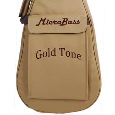 Gold Tone M-Bass Mahogany Top 23-Inch Scale 4-String Acoustic-Electric MicroBass w/Gig Bag image 3