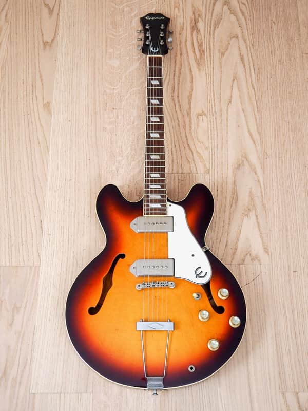1988 Epiphone Casino Electric Guitar Sunburst Japan Terada Pre