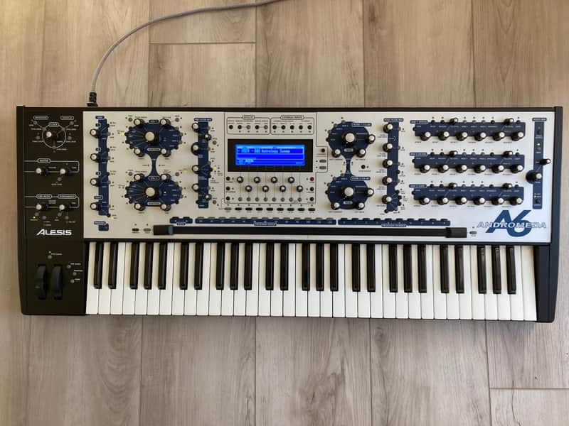 Alesis A6 Andromeda 61-Key Polyphonic Analog Synthesizer 2000s - Black/Silver image 1