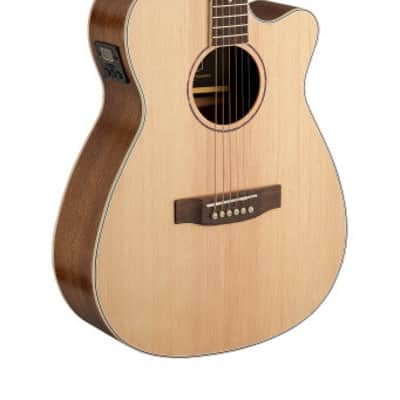 J.N GUITARS Asyla Series 4/4 Cutaway Auditorium Acoustic-electric Guitar With Solid Spruce Top image 1