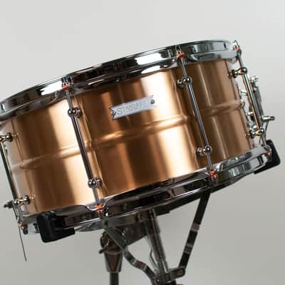 Standard Drum Co 6.5x14 Bronze Snare Drum image 1