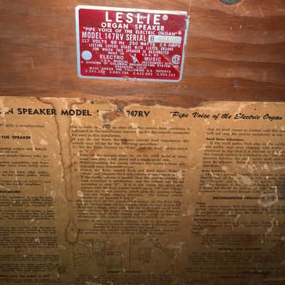 Leslie 147RV - Mahogany image 8