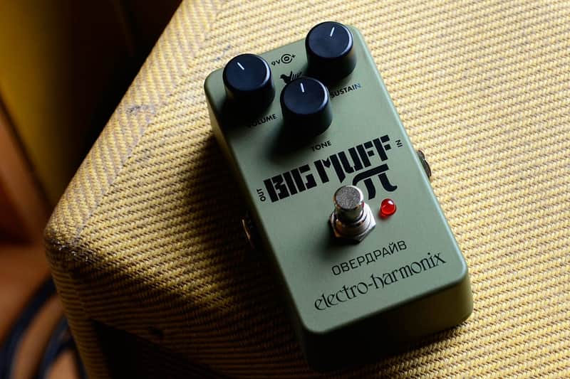 Electro-Harmonix Green Russian Big Muff Pi Fuzz Pedal image 1