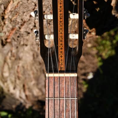 ✴️ Video Included – Masterbuilt 1991 Schneider Classical Guitar, Flame Maple – Great Condition and Excellent Sound image 7