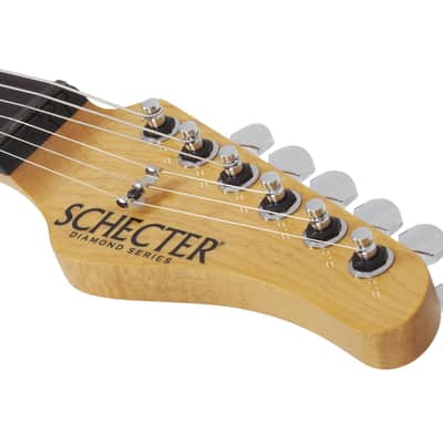 Schecter PT Classic Transparent Black Burst w/Case image 11
