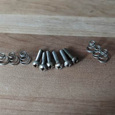 Vintage 1960s 1970s set Fender guitar pickup screws springs Stratocaster Mustang image 1