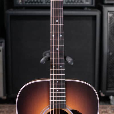 Martin D-28 Satin Dreadnought Acoustic Guitar - 1935 Sunburst with Hardshell Case image 4