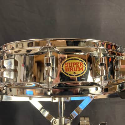 Superdrum 12 - 3.5x14" "Super Drum" Piccolo 12-Lug Snare Drum 2010's - Chrome image 4