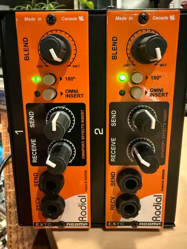 Radial EXTC 500 Series Reamp / Guitar Effects Interface – Pair (2) w/ Original Boxes image 1