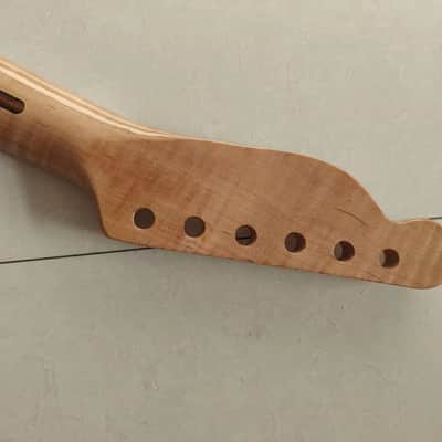 Flamed Maple TL Guitar Neck, 21-Frets image 3
