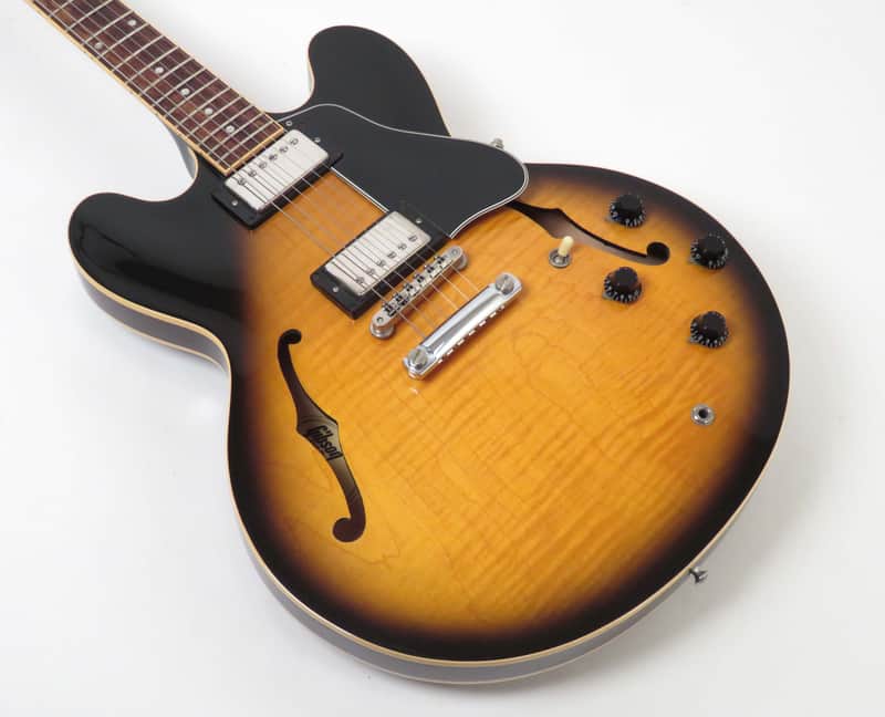 1995 Gibson ES-335 Dot Reissue - Sunburst - Flamed Maple! - Original Case
