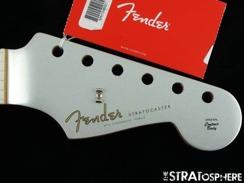 2021 Fender H.E.R. Stratocaster Strat NECK Painted Headstock "C" Maple image 1
