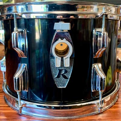 Rogers XP-8 3 Piece Ebony Black Drum Set - Good Condition - image 4