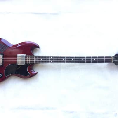 Greco EB-650 Bass 1987 Cherry Red image 1