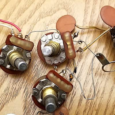 Original Vintage 80's Peavey Razer USA  Electric Guitar Wiring Harness Pots switches image 3