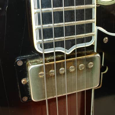 1991 Epiphone Emperor "F" Hollow-body Electric Guitar, Antique Sunburst w/ Case image 14