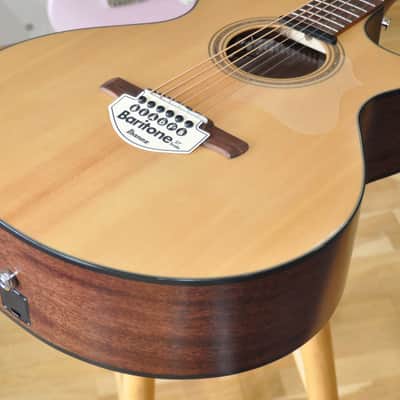 IBANEZ AE275BT LGS Natural Low Gloss / Acoustic-Electric Baritone Guitar / AE275BT-LGS / CD250502676 image 4