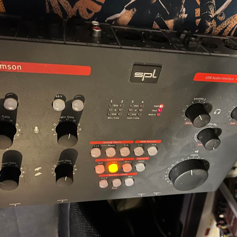 2013 – 2017 SPL 1252 Crimson USB Audio Interface Black