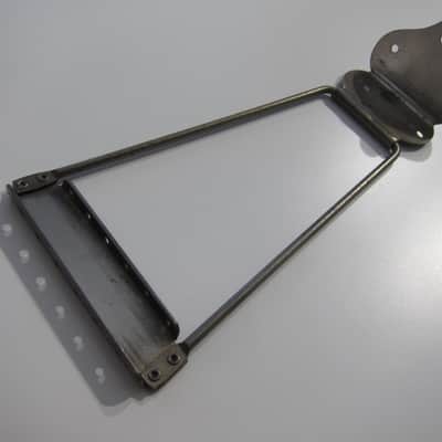 Harmony & Silvertone Archtop & Flat Top Guitar Tailpiece Authentic Vintage Part Circa-1950s-1960s-Nickel Silver image 4
