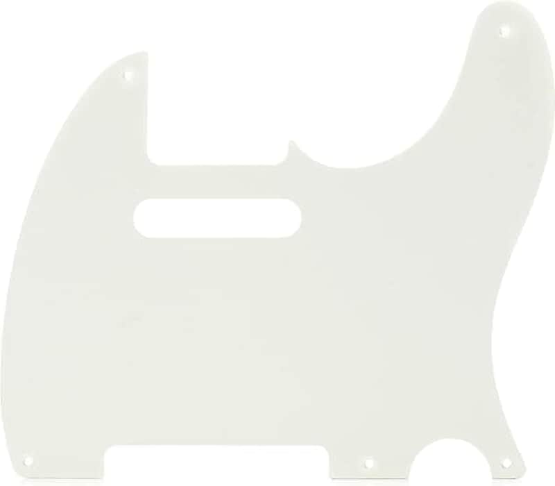 Pure Vintage '52/'58 Telecaster Electric Guitar Pickguard, 1-Ply, Eggshell image 1
