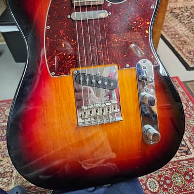 Fender Telecaster American Standard 2008 - Sunburst with tortoise shell pickguard image 2