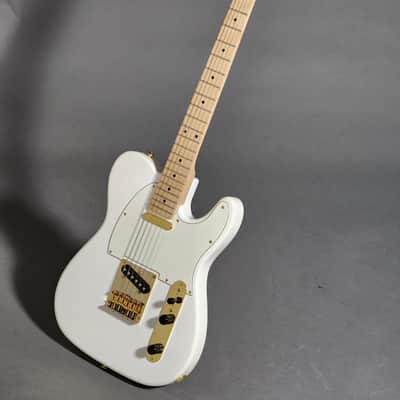 Partscaster Telecaster Style 2020's - Artic White - Gold Hardware image 1