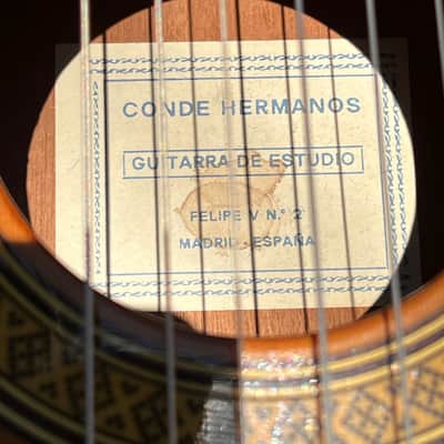 Conde Hermanos Guitarra De Estudio Felipe V N.2 image 6