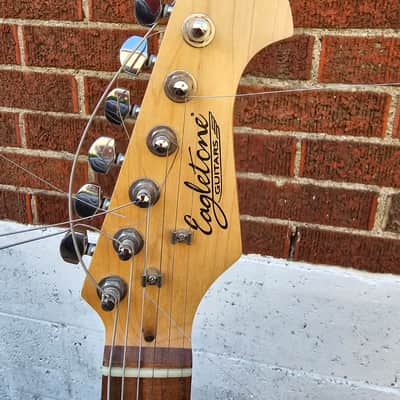 Eagletone Strat style electric guitar - Sunburst image 6