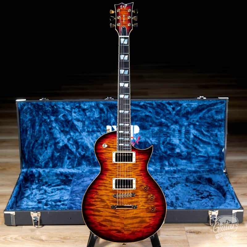 ESP USA Eclipse Full Thickness w/ Seymour Duncans – Tiger Eye Sunburst image 1